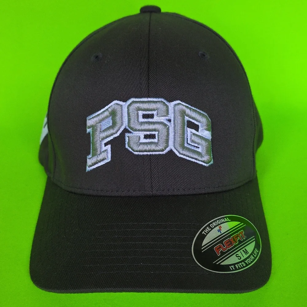PSG Gray Baseball Cap Flexfit S/M